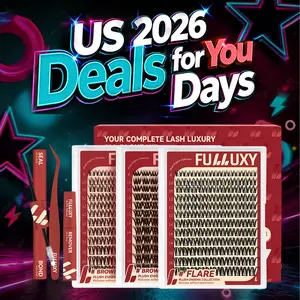 Flare & Short Size Flare & Brown Flare Collection DIY False Eyelashes for Bold Dramatic Look Unstoppable Bestseller You've Been Waiting For | Lashes with Ultra-Dense, Waterproof, Long-Lasting Lashes | Flora Flaunt Aurora Same Style | Beginner-Friendly