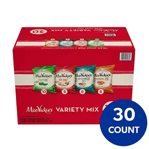 Frito_Lay Miss Vickie's Variety Pack Potato Chips, 30 Bigger Pack - Crispy Crunchy Snack