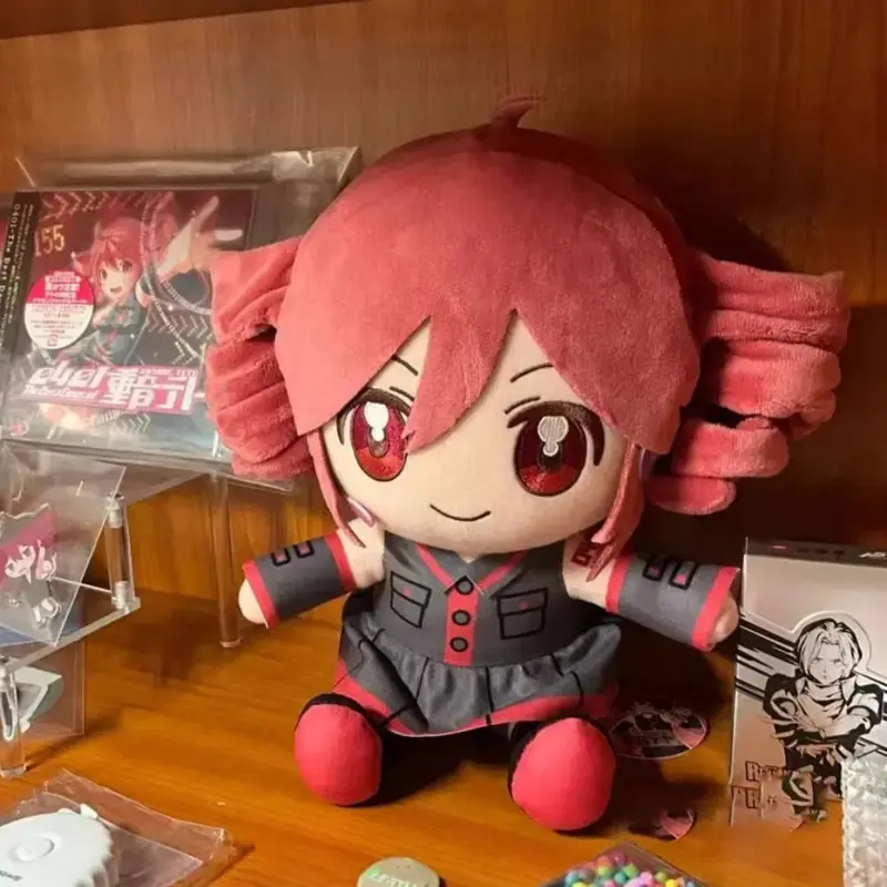 Kawaii Vtubers Kasane Teto Soft Plush Toy, 20cm Anime Peripheral Stuffed Diva Pillow, Home Decor for Children, 3-4 Years