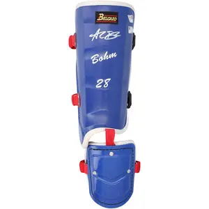 Alec Bohm Philadelphia Phillies Autographed Game-Used Blue Belgard Leg Guard from the 2025 MLB Season - NF70450442 - Fanatics Authentic Certified