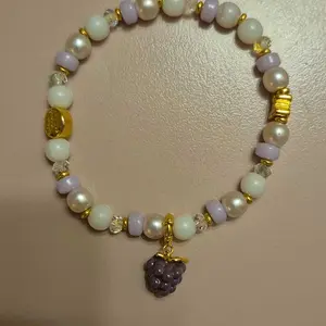 Little Words Project - Bunch of Grapes Charm – Perfect for Bracelets, Necklaces, & Charm Holders