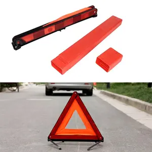 Reflective Safety Warning Triangle, Foldable Road Emergency Triangle, Portable Traffic Alert Sign, Ideal for Vehicles & Outdoor Use