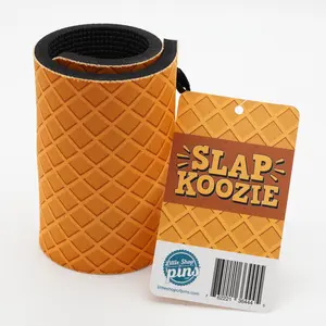 Waffle Cone Slap Koozie, Drink or Ice Cream Pint Sleeve
