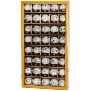 40 Baseball Acrylic Cubes Display Case