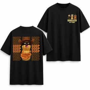 "The Burnt Peanut GOOP" Meme T-Shirt, Whimsical Graphic Tee for Casual Streetwear