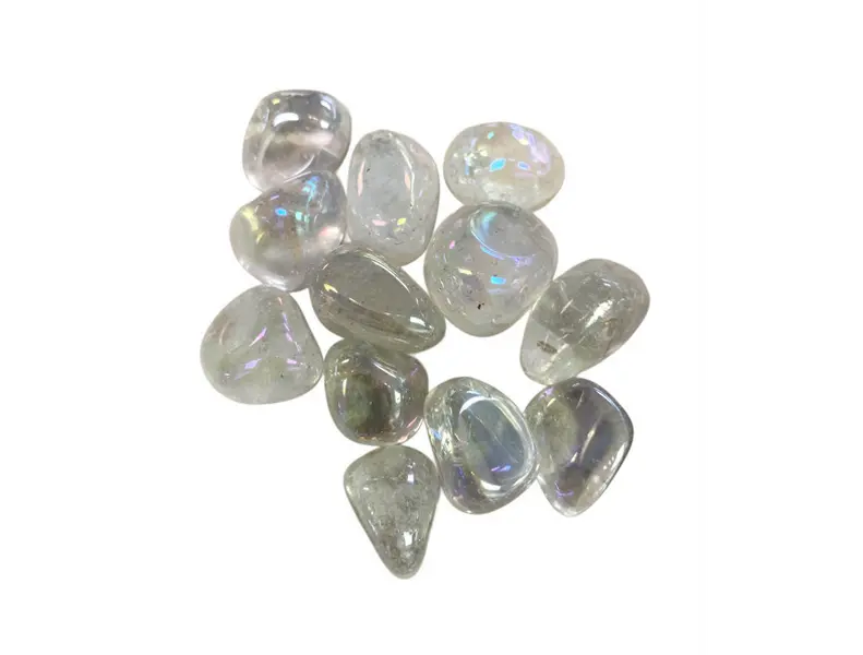 Angel Aura Quartz Tumbled Stone Rare