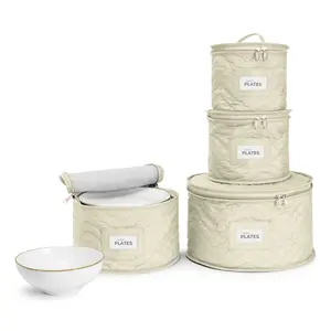 Sorbus China Storage Organizing Containers 4 Piece Set