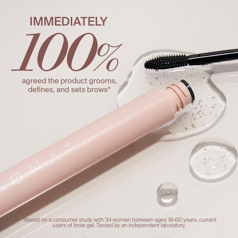 MONAT IR Clinical Clear Brow Gel - Lifts, fluffs, and sets brows in place for all-day wear with Melatonin, Caffeine, and REJUVENIQE.