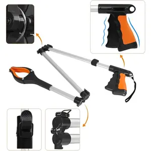 Extra Long Grabber Tool, Foldable Grabbers for Elderly Grab It Reaching Tool Opening Reacher Grabber Pickup Tool, Grabber Reacher Tool Heavy DutyC28ChicLadyHub