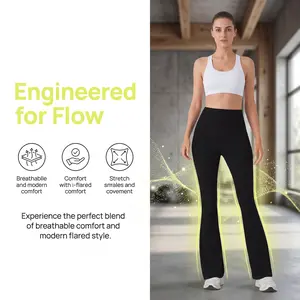 Women's Classic Basic High Waist & Tummy Control Yoga Impact Leggings Pants Suit For Outdoor Sports Breathable & Comfortable Womenswear