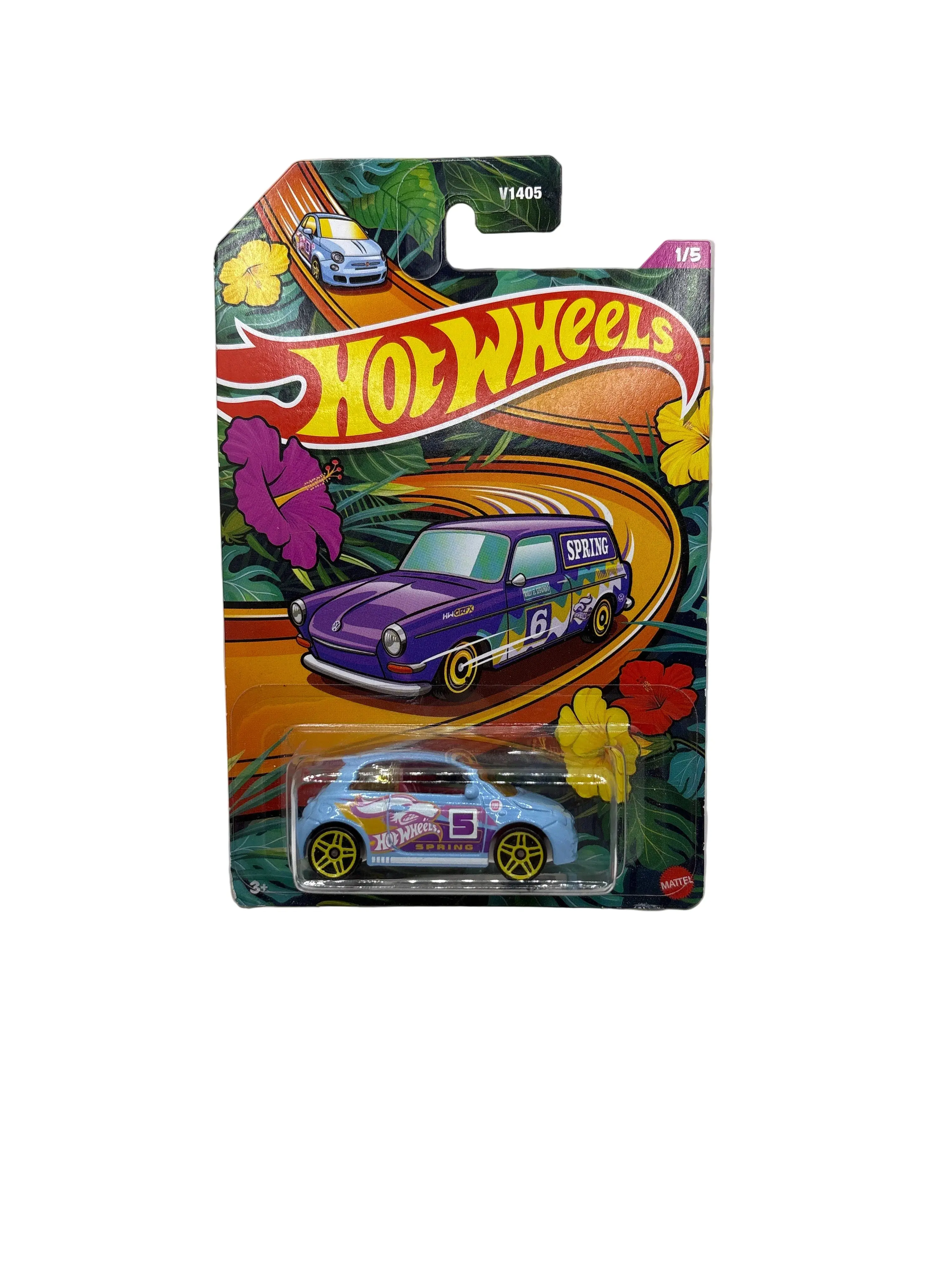 Hot Wheels Fiat 500 Diecast blue
