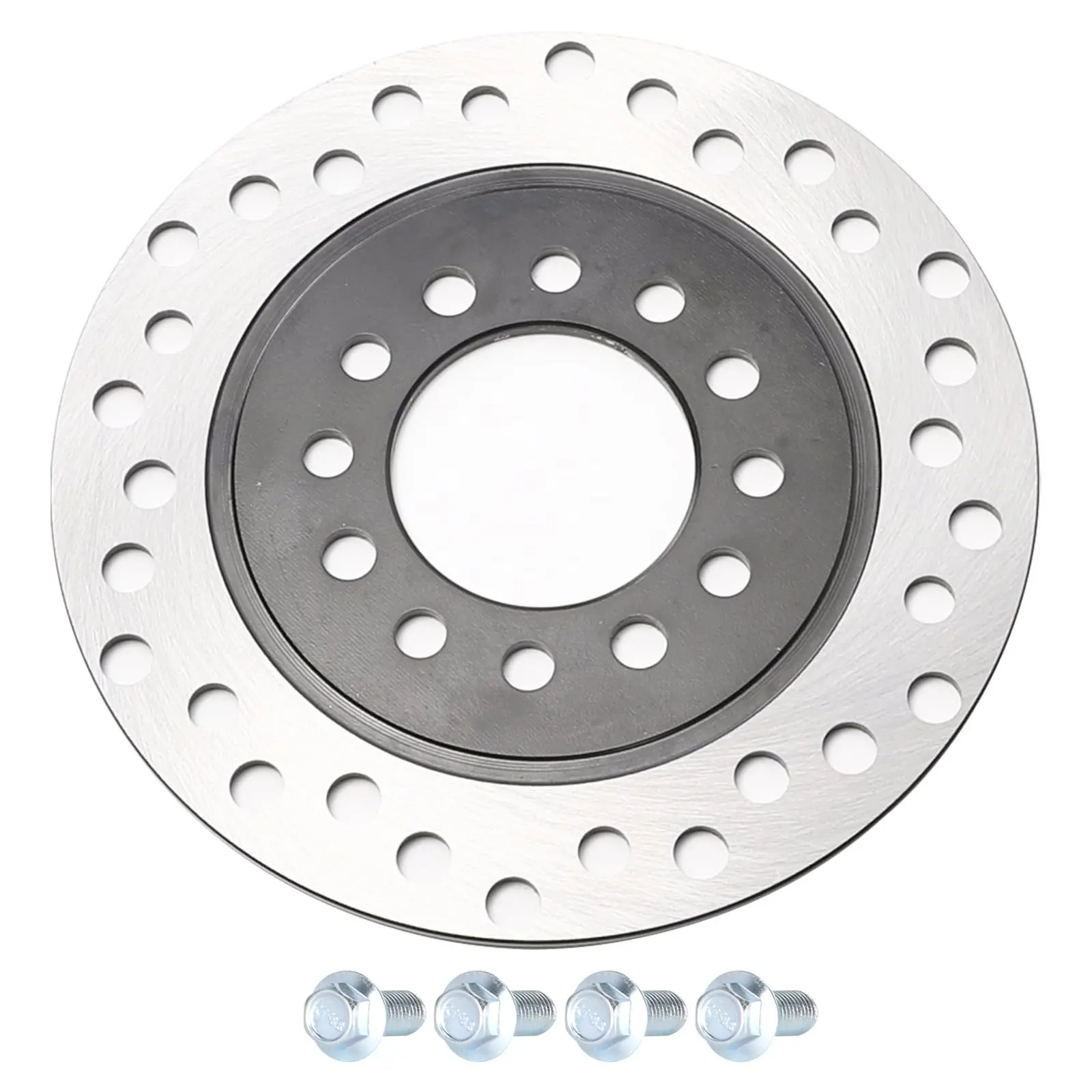 Rear Brake Disc Rotor 158mm 6.25 Inch Metal for ATV UTV Go Kart Golf Cart Buggy Quad Lawn Mower Drift Trike Tricycle 4 Wheeler Taotao Sunl Roketa Coolster Offroad Motorcycle Motorbike Powersports