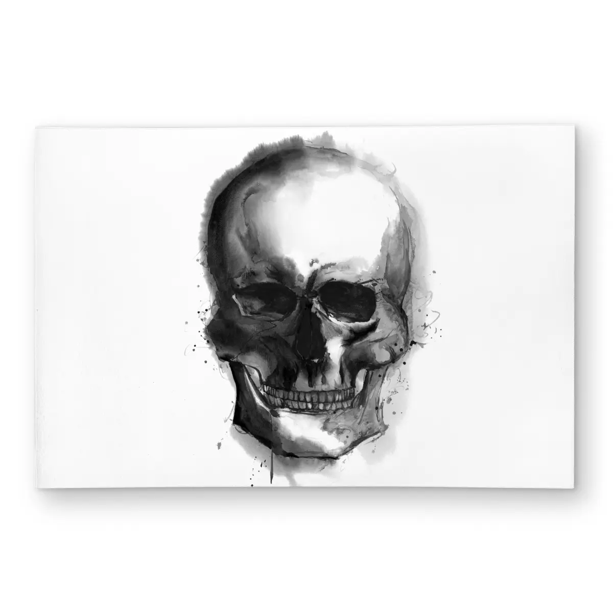 360 stand Dark Artistic Skulls Printed Face Indoor Outdoor Rug, 2x3 ft Rectangle Carpet, Edgy Look, Easy Cleaning, Patio/Deck/Garden Household Textile, Indoor Outdoor Rugs, Rectangle Size, Garden Decoration Rug, Area Rug
