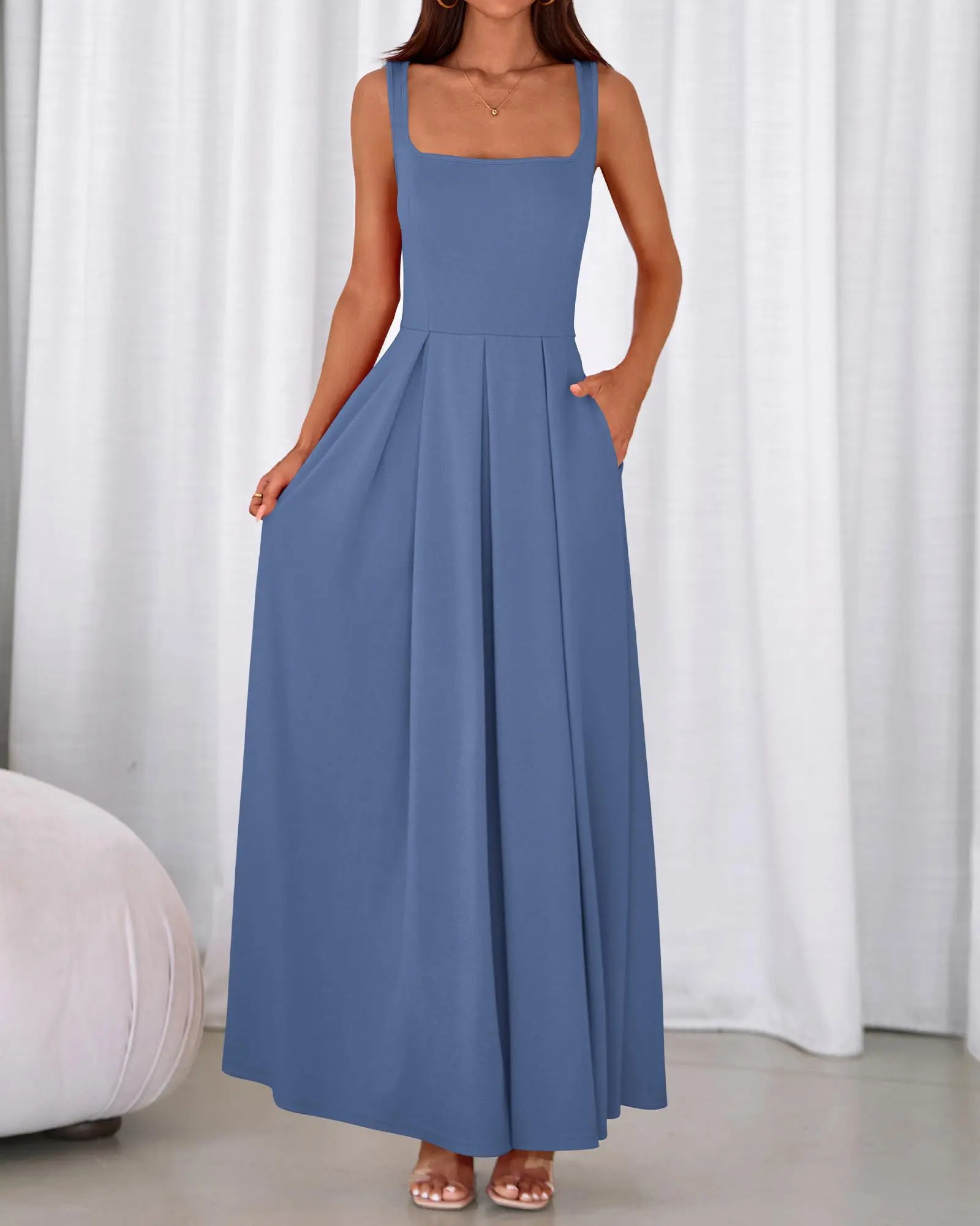 BTFBM Women Summer Square Neck Maxi Dress Spring 2026 Elegant Classy Sleeveless Formal Wedding Guest Cocktail Dresses - TikTok Shop BTFBM Women Summer Square Neck Maxi Dress Spring 2026 Elegant Classy Sleeveless Formal Wedding Guest Cocktail Dresses - TikTok Shop