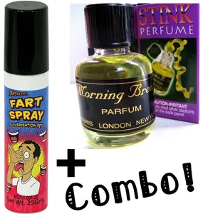 💨 Ultimate Stink Prank Set – Fart Spray Can + Stink Perfume Bottle Combo