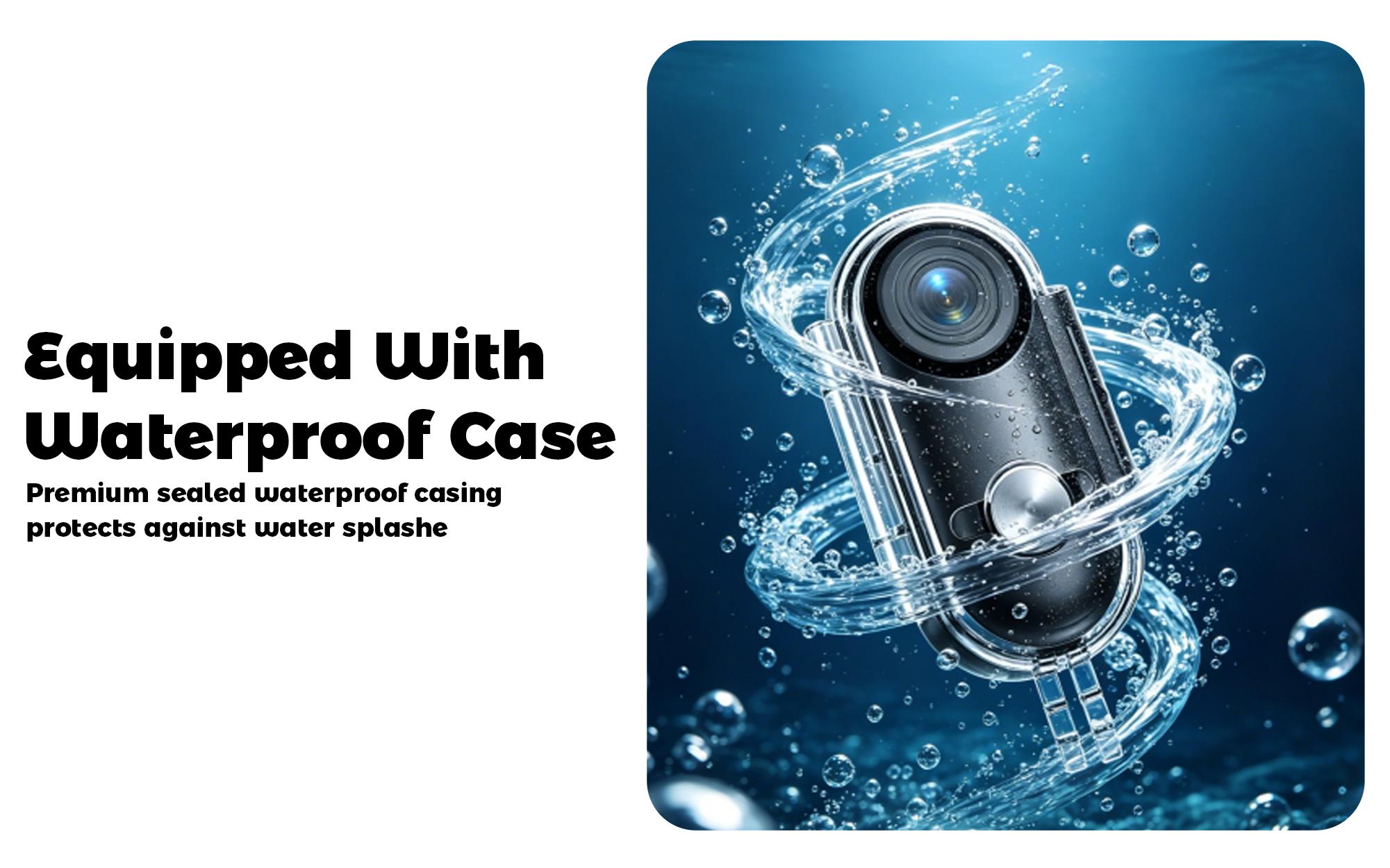NUISK Thumb Action Camera, Portable POV Body Cam, Ultra Compact, Hands-Free, Magnetic Mount. Ideal for Cycling, Pets, Vlogging. Supports U3+ Card, Waterproof. Perfect Gift for Beginners. Spring Renewal. tiktokshopspringglowup