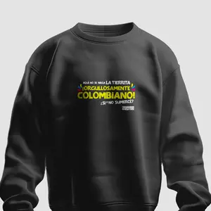 Saco Colombiano Frase Aquí no se niega la Tierrita Orgullosamente Colombiano!