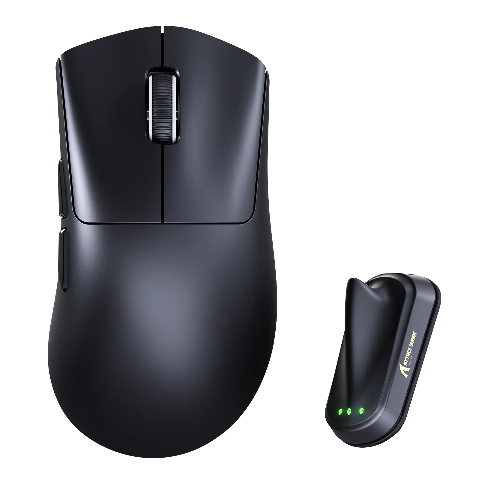 MAMBASNAKE×ATTACK SHARK V8 8K Wireless Gaming Mouse Whit 42000 DPI-PAW3950 MAX Sensor-59g Lightweight-Nordic54L15 MCU-400h Battery Life, Triple Modes,Gaming Accessories for PC/Laptop/Mac sohochic