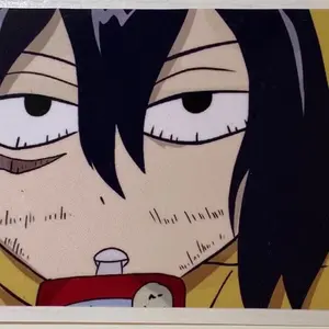 Aizawa in a sleeping bag Sticker