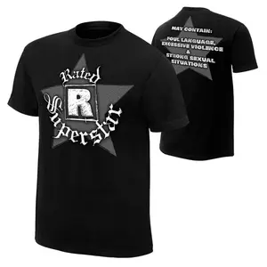 Rated R Superstar T-Shirt – Bold Attitude Graphic Tee | Edgy Streetwear Shirt for Men | Black Statement Tee