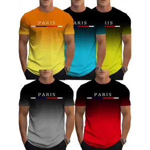 Men's Novelty T-shirt 5pcs Set