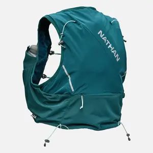 NATHAN Pinnacle Pro 6 Liter Women's Hydration Race Vest with 2 NATHAN x HydraPak 20oz/592mL Flasks & 8 Front Pockets NATHAN Pinnacle Pro 6 Liter Women's Hydration Race Vest with 2 NATHAN x HydraPak 20oz/592mL Flasks & 8 Front Pockets