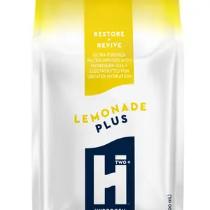 HTWO Plus Lemonade Hydrogen Water with Electrolytes, delicious tasting with No Sodium, No Caffeine, Low Carbs which make HTWO both Diabetes and Hypertension Friendly.