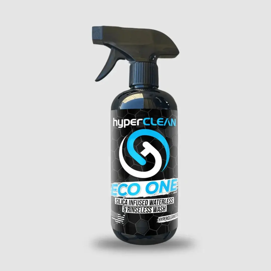 HyperCLEAN Eco One Concentrated Waterless & Rinseless Car Wash with SLIQ Silica Technology Streak-Free Formula Safe for All Surfaces Quick Exterior Detailer