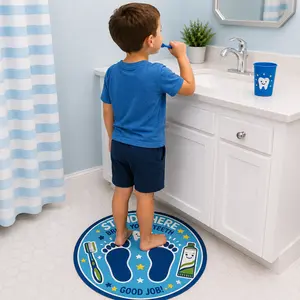 22" Visual Toothbrushing Floor Decal