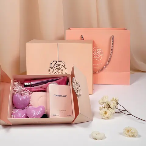 NeedMe Relaxing Spa Care Package Gift Box Set with Perfume - Festive & Home Supplies for Women (Mother, Wife) - Valentine's Day, Birthday, Anniversary Gifts