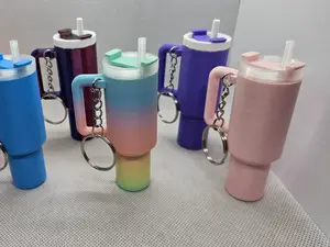 Mini tumbler keychain