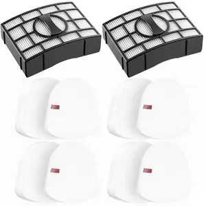 Replacement Filter for Shark CU530 UV650 UV725 ZU560 ZU560C ZU561 ZU562 ZU572 ZD400 ZD402 ZD201 Rotator Navigator Lift-Away Upright Vacuum，Part XFFK560, XHEPA560, XFFKZD400, XHFZD400