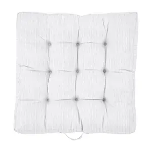 Sorra Home Indoor Tufted 24 in Floor Pillow Sin gle