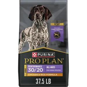 Purina Pro Plan Sport Performance 30/20 Chicken and Rice Formula High Protein Dog Food - 37.5 lb. Bag