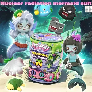 Mermaid Unboxing Toy, Nuclear Radiation Theme, Two Mermaids with 1/2 Probability, Stem Educational Gift for Kids，toys,blind box,action figures,toy,gift box,mini toys,blind bags,blind boxes,happy haul,collectibles,plus one toys,squishy blind box,blindbox