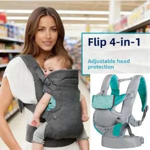Baby Carrier Sling, Ergonomic Design, Convertible Front & Back Carry, Suitable for Newborns to Toddlers (8-30 Lbs)