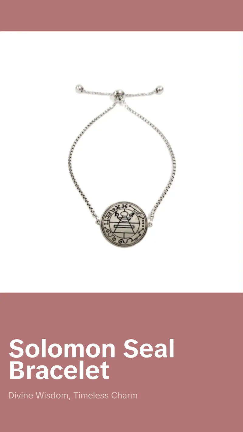 Secret Seal Of Solomon – 72 Names Of God Kabbalah Coin, King Solomon Talisman