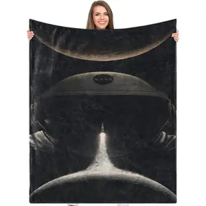 Luxury Nasa Deep Space Blanket Flannel Throw, Ultra Soft Warm Comfortable Microfiber 280gsm, Bed Sofa Couch, All Seasons Relaxation