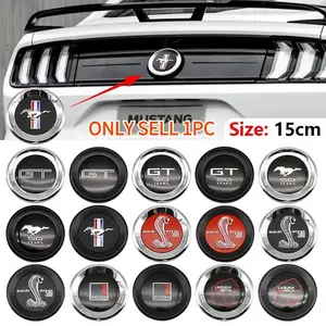Mustang 15cm Rear Emblem for Ford Mustang Gt, Gt50 Anniversary, Shelby, Roush Models, Car Decals, Car Exterior Modification & Decoration