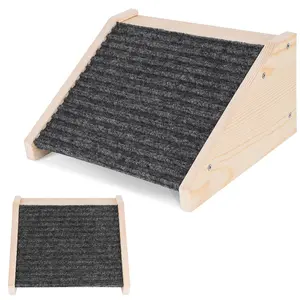 2 Pack Dog Ramp for Stairs, Pet Stair Ramp for Small Dogs & Injured Dogs, Portable Anti-Slip Pet Step Ramp