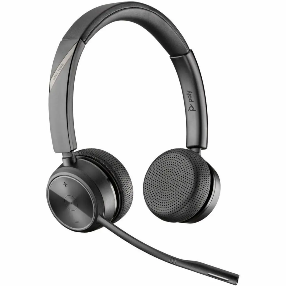 HP 7W6D5AA-ABA Poly Savi 7220 Office Binaural Dect 1920-1930 MHz Headset, Black