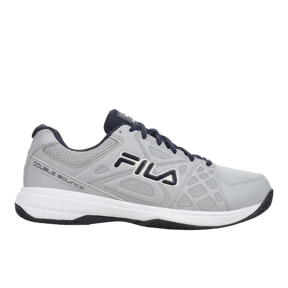 Fila Mens Double Bounce 3 Pickleball Pickleball Sneakers Shoes - Grey