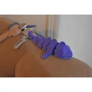 Articulated Fish Keychain Set