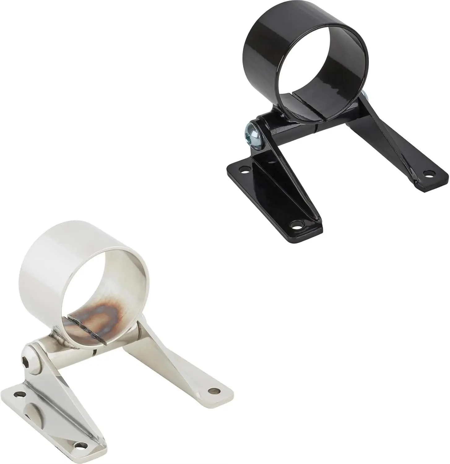Universal Steering Column Mount Bracket 1.75 Inch Black | For 1.75 Inch OD Steering Columns, 1 7/8 Inch Center to Center Mounting Hole Spacing, Provides Secure/Stable Column Support