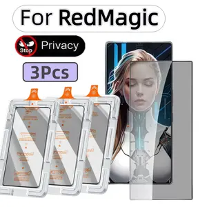 3-Pack Privacy Screen Protector for Zte Nubia Redmagic Series, Ultra-Clear Anti-Glare Film, Easy Install & Scratch-Resistant