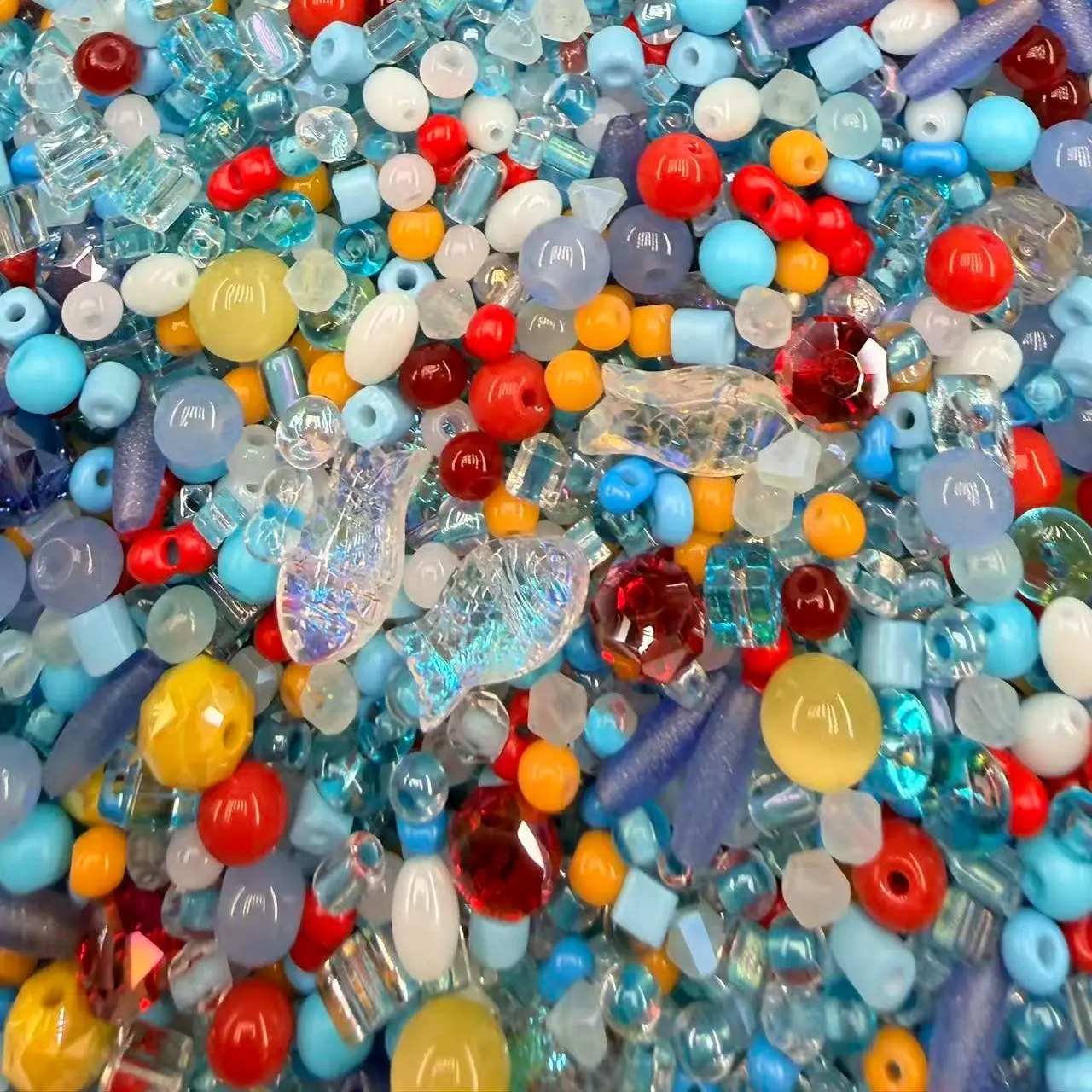 S-Friday-Saturday's Seed Bead Mix Live Packing Beaded Sequin Art Charms Bangle Heart Style Chain US Shipment for Crafting Projects
