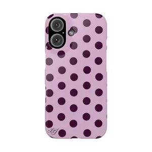 the açaí case - purple polka dot case