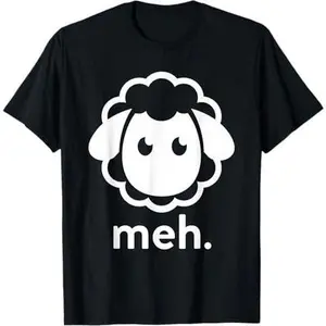 Meh! Shirt | Sarcastic Sheep Lover Shirt Sheep T-Shirt
