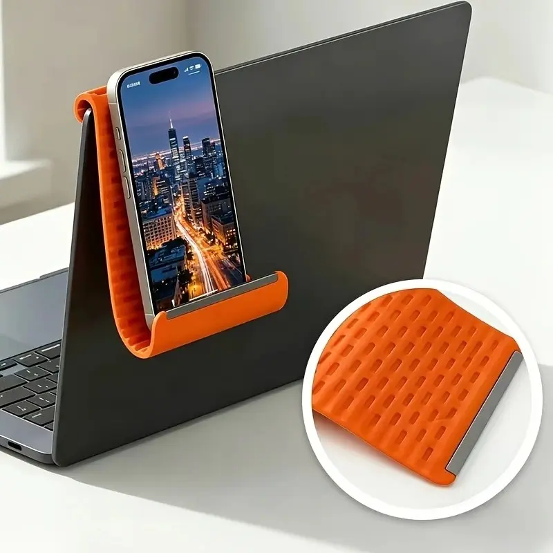 Flexible Foldable Phone/tablet Stand, Phone Holder Stand, Universal Desktop Mount, Ideal for Watching Shows, Hands-Free Design, Home & Office Use, Collapsible Phone Stand