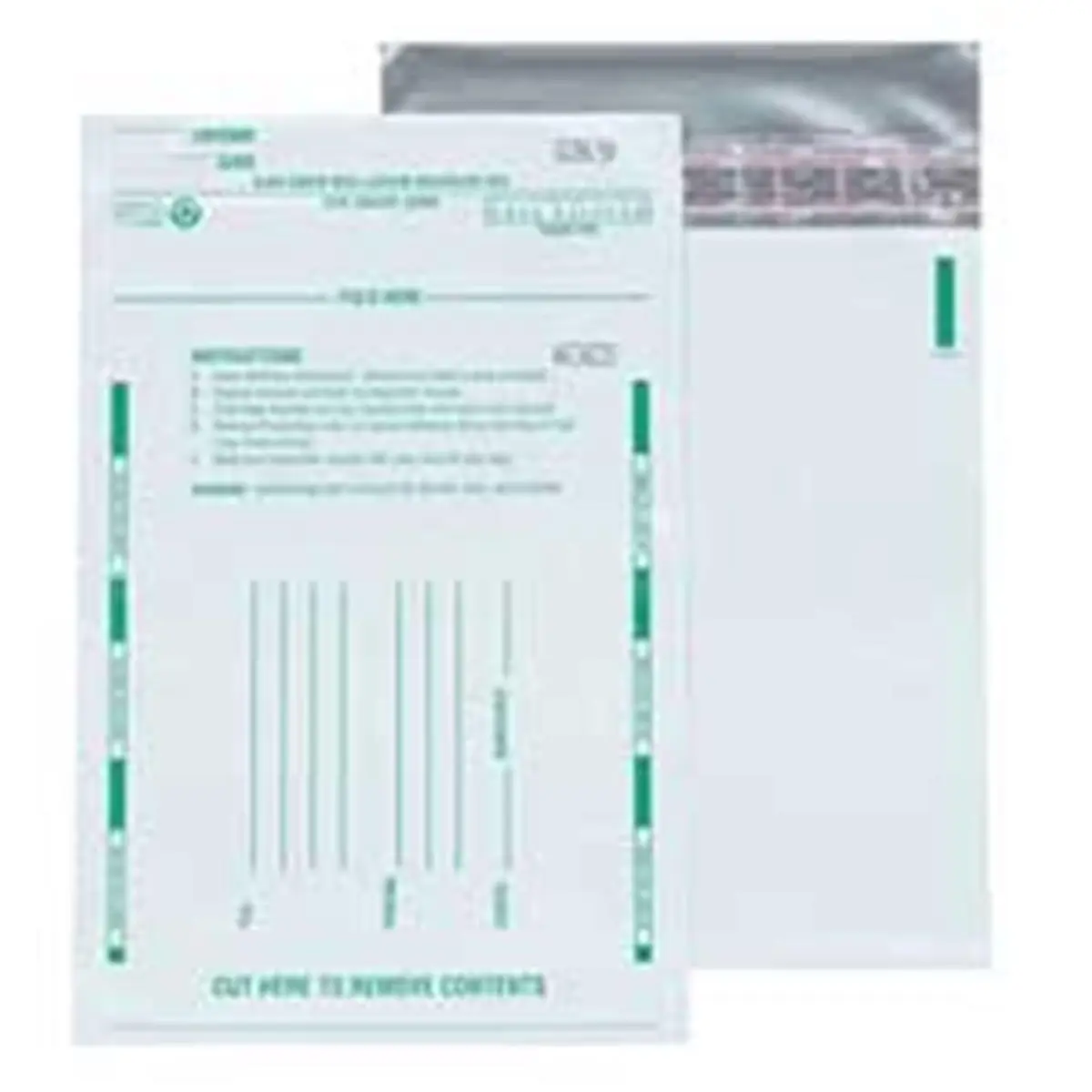 212 MAIN Tamper-Proof Night Deposit Bag, 10x13in Sequential Numbers Set (100 per pack) with Opaque Paper Cash Envelope System, Self-Seal Redi-Strip Money Envelopes, Office Accounting Supplies